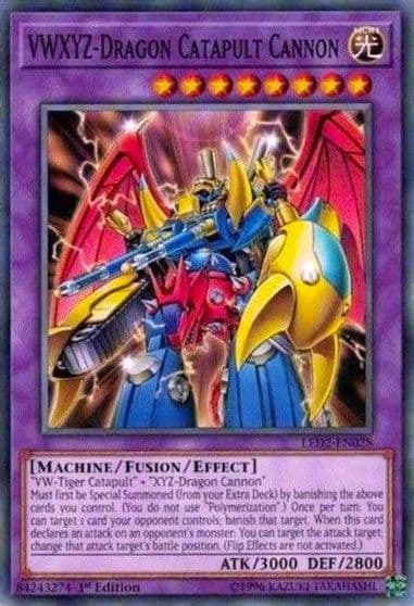 VWXYZ Dragon Catapult Cannon Legendary Duelists: Ancient Millennium Yu-Gi-Oh! card