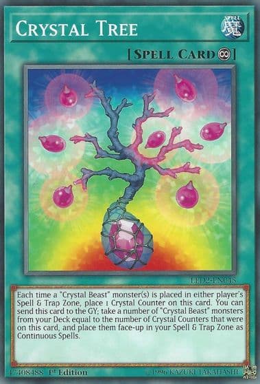 Crystal Tree Legendary Duelists: Ancient Millennium Yu-Gi-Oh! card