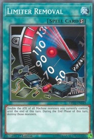 Limiter Removal Legendary Duelists: Ancient Millennium Yu-Gi-Oh! card