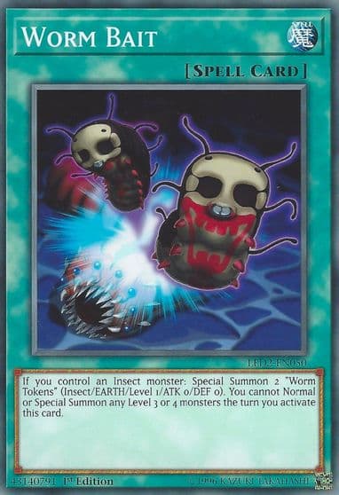 Worm Bait Legendary Duelists: Ancient Millennium Yu-Gi-Oh! card