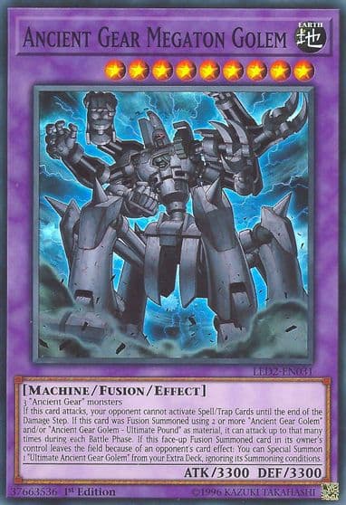 Ancient Gear Megaton Golem Legendary Duelists: Ancient Millennium Yu-Gi-Oh! card
