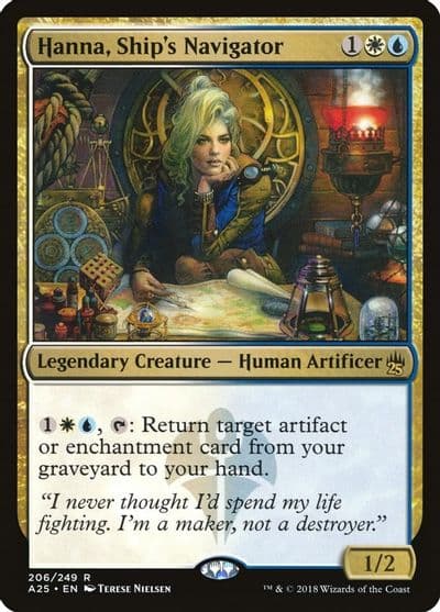 Hanna Ships Navigator Masters 25 Magic card
