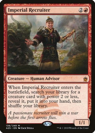 Imperial Recruiter Masters 25 Magic card