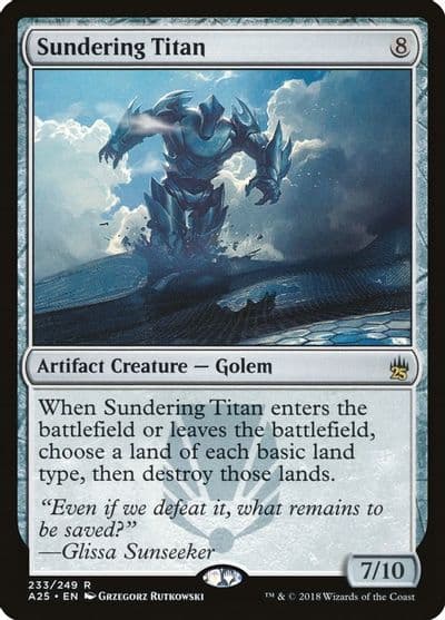 Sundering Titan Masters 25 Magic card