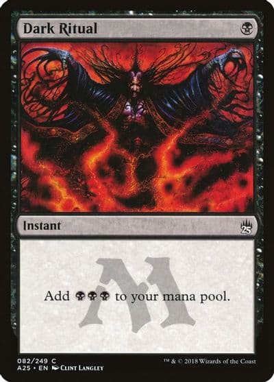 Dark Ritual Masters 25 Magic card