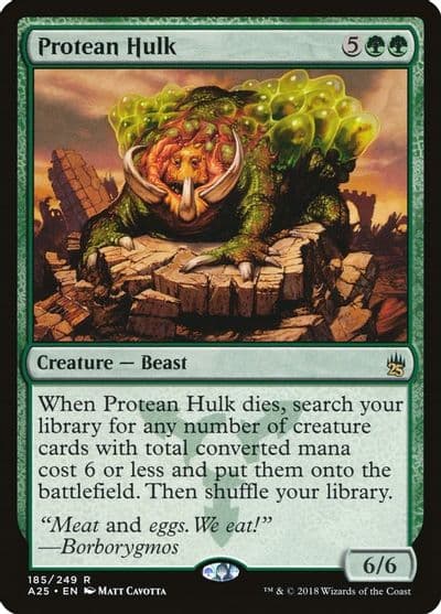 Protean Hulk Masters 25 Magic card