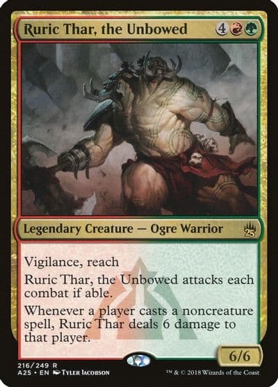 Ruric Thar the Unbowed Masters 25 Magic card