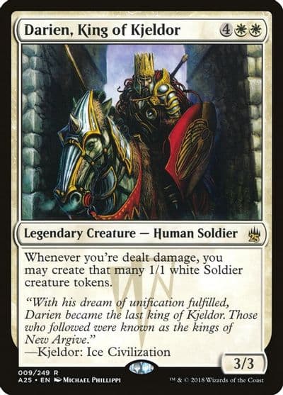 Darien King of Kjeldor Masters 25 Magic card