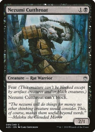 Nezumi Cutthroat Masters 25 Magic card