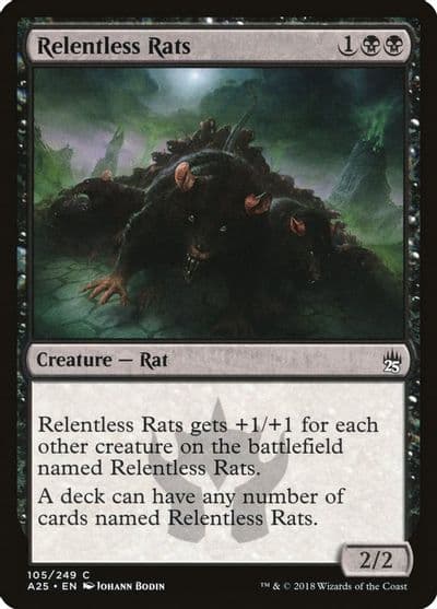 Relentless Rats Masters 25 Magic card
