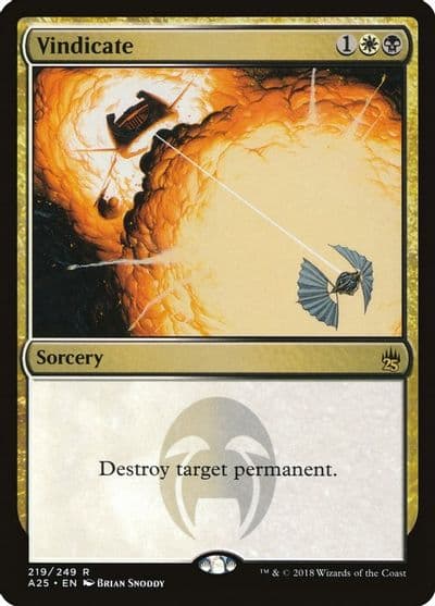 Vindicate Masters 25 Magic card