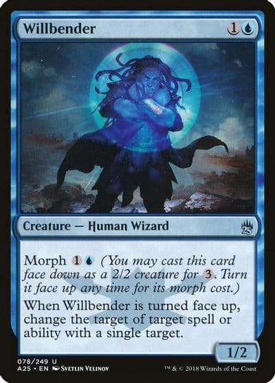 Willbender Masters 25 Magic card