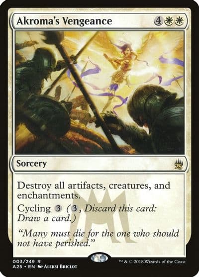 Akromas Vengeance Masters 25 Magic card