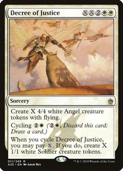 Decree of Justice Masters 25 Magic card