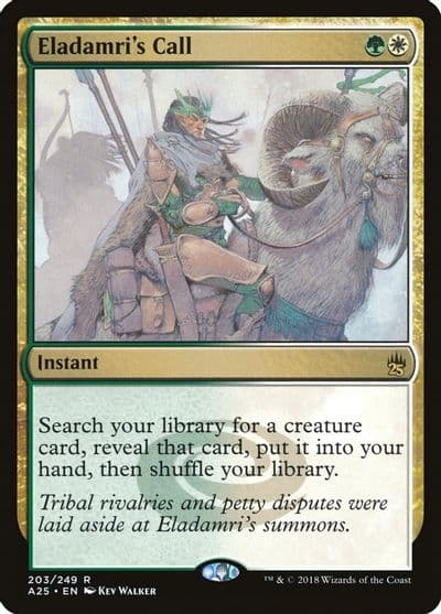 Eladamris Call Masters 25 Magic card