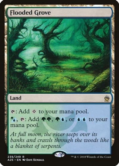 Flooded Grove Masters 25 Magic card