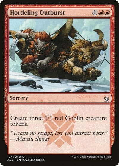 Hordeling Outburst Masters 25 Magic card