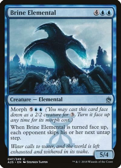 Brine Elemental Masters 25 Magic card