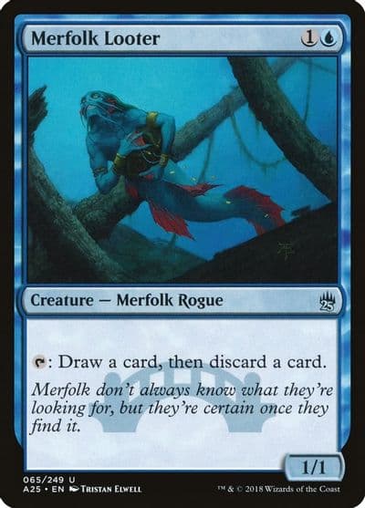Merfolk Looter Masters 25 Magic card