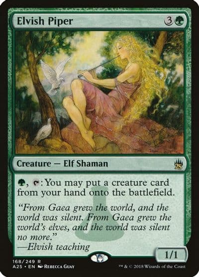 Elvish Piper Masters 25 Magic card