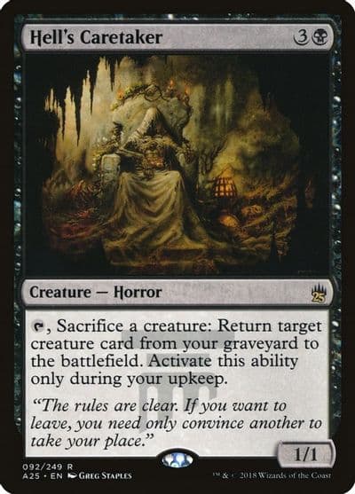 Hells Caretaker Masters 25 Magic card