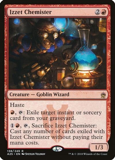 Izzet Chemister Masters 25 Magic card