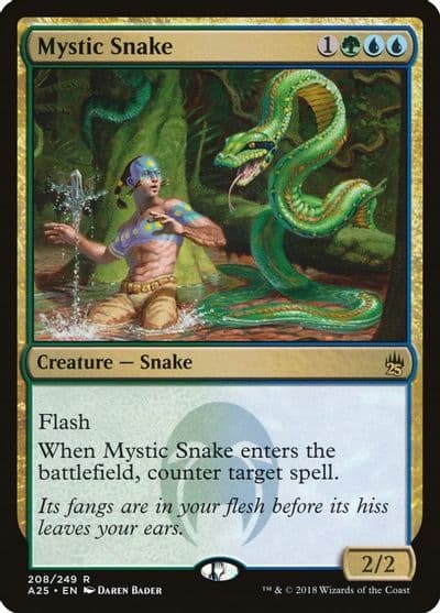 Mystic Snake Masters 25 Magic card