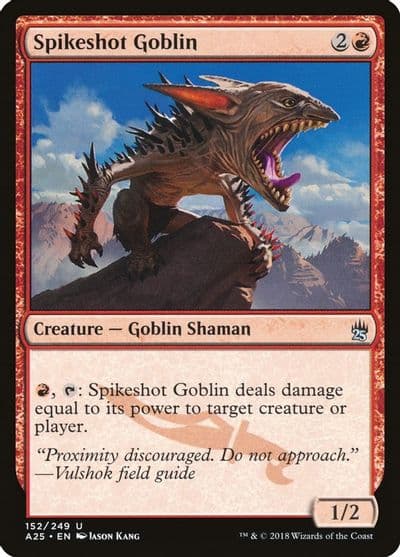 Spikeshot Goblin Masters 25 Magic card