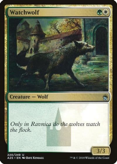 Watchwolf Masters 25 Magic card