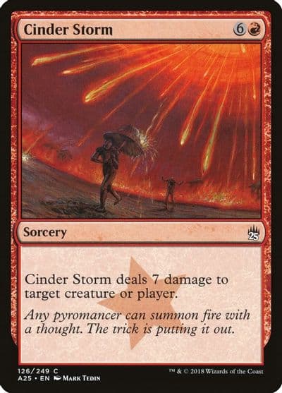 Cinder Storm Masters 25 Magic card