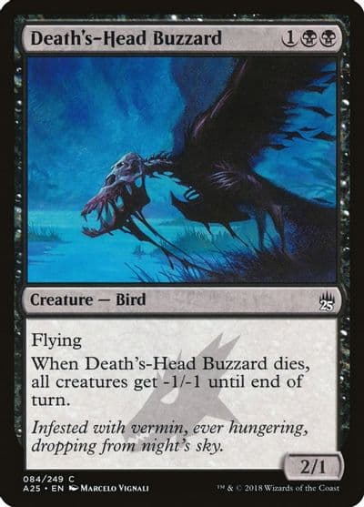 Deaths Head Buzzard Masters 25 Magic card