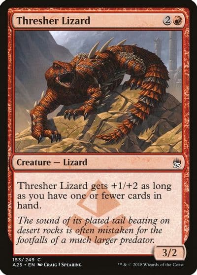 Thresher Lizard Masters 25 Magic card