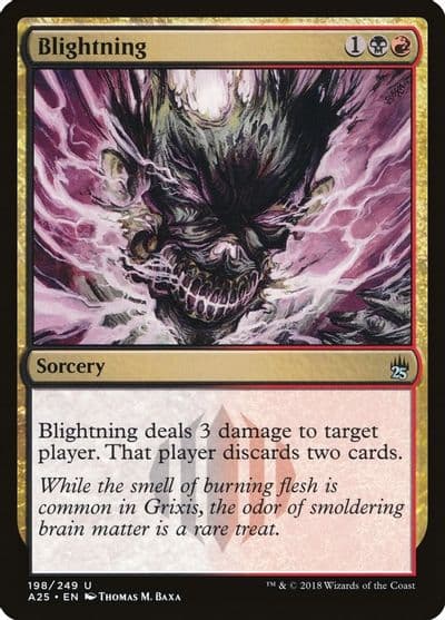 Blightning Masters 25 Magic card