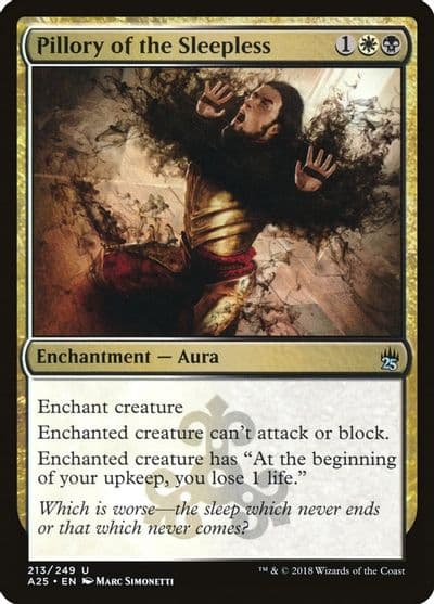 Pillory of the Sleepless Masters 25 Magic card