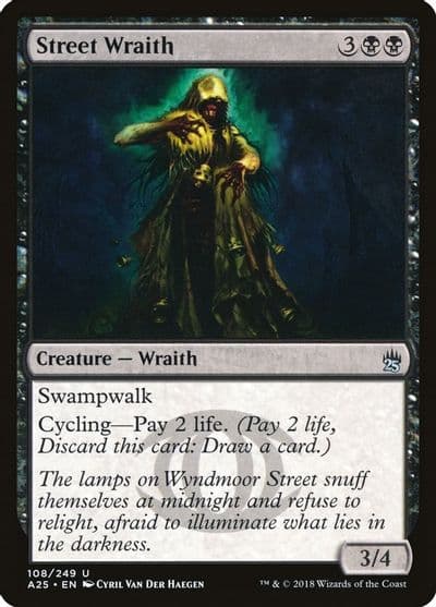 Street Wraith Masters 25 Magic card
