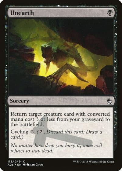 Unearth Masters 25 Magic card