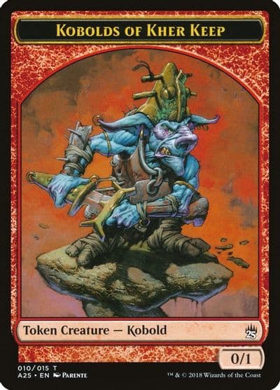 Kobolds of Kher Keep Token 010 Masters 25 Magic card