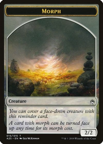 Morph Token 015 Masters 25 Magic card