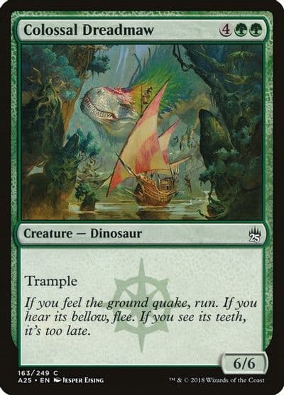Colossal Dreadmaw Masters 25 Magic card