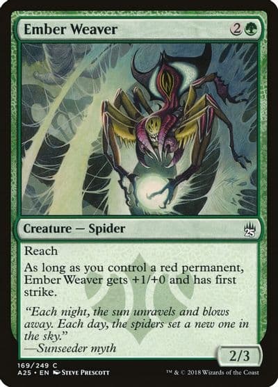 Ember Weaver Masters 25 Magic card