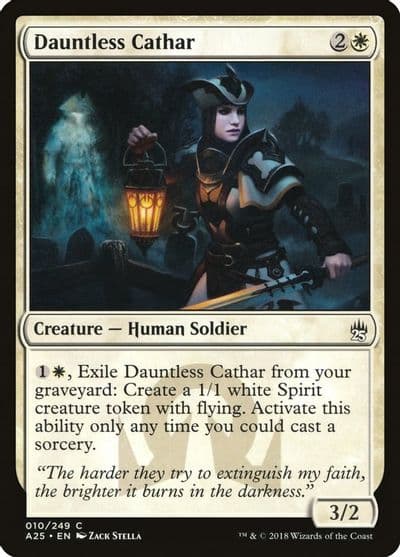 Dauntless Cathar Masters 25 Magic card