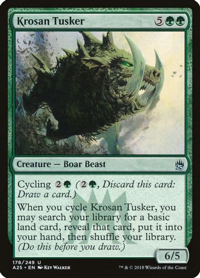 Krosan Tusker Masters 25 Magic card