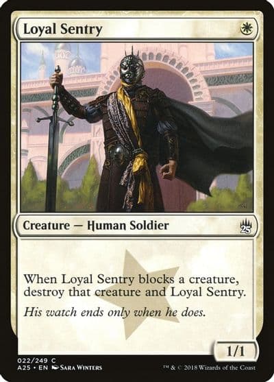 Loyal Sentry Masters 25 Magic card