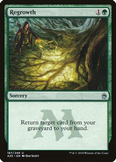 Regrowth Masters 25 Magic card