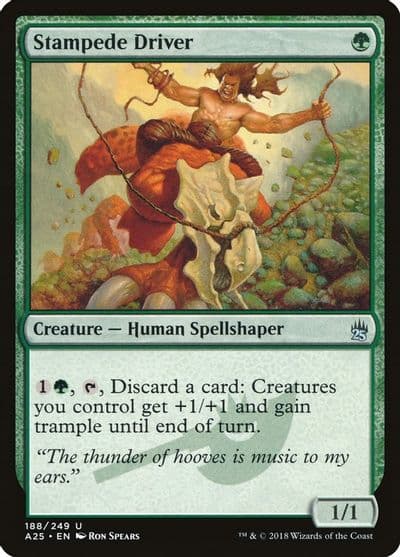 Stampede Driver Masters 25 Magic card