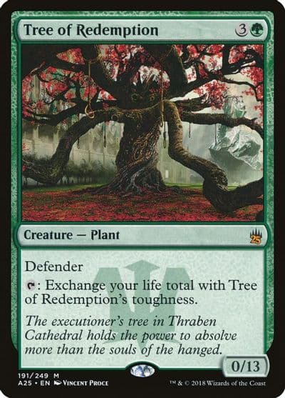 Tree of Redemption Masters 25 Magic card