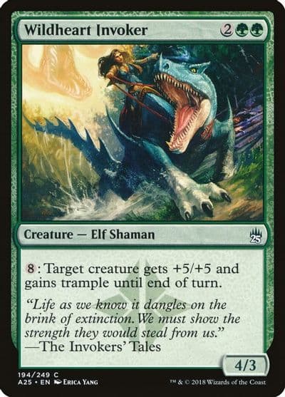 Wildheart Invoker Masters 25 Magic card