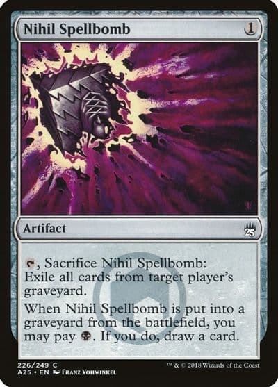 Nihil Spellbomb Masters 25 Magic card
