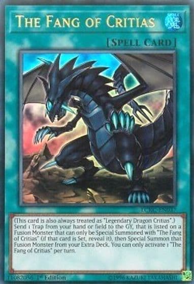 The Fang of Critias Legendary Collection Kaiba Yu-Gi-Oh! card