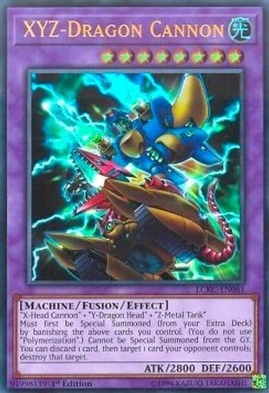 XYZ Dragon Cannon Legendary Collection Kaiba Yu-Gi-Oh! card